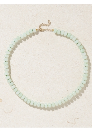 JIA JIA - Gold Jade Necklace - Green - One size
