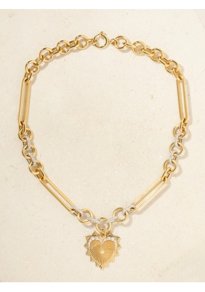 FoundRae - Love 18-karat Gold Diamond Necklace - One size