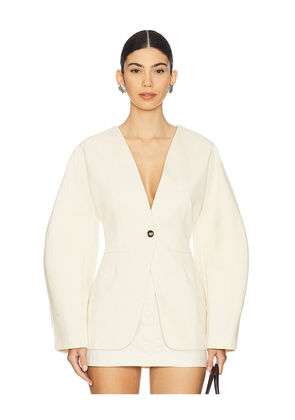 ALL THE WAYS Kelli Jacket in Ivory. Size L. Also in M, S, XL, XXS.