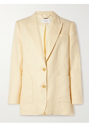 Zimmermann - Illuminate Linen Blazer - Yellow - 01,2,3,4