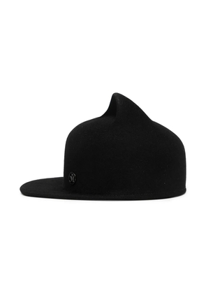 Maison Michel Jamie felt ear cap - Black
