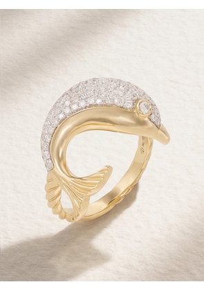 Yvonne Léon - 18-karat Gold Diamond Ring - 4,5,6,7