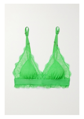 LOVE STORIES - + Net Sustain Love Recycled Lace Soft-cup Triangle Bra - Green - 32A,34A,36A,38A,32C,34C,36C,38C