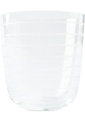 Carlo Moretti small striped vase - White