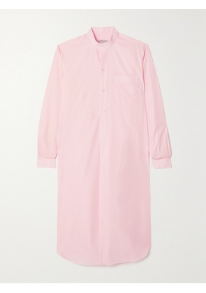 Charvet - Elysee Oversized Cotton-poplin Nightdress - Pink - x small,small,medium,large