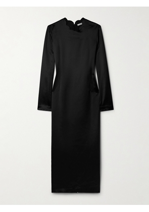 The Row - Mitzi Silk-blend Maxi Dress - Black - US0,US2,US4,US6,US8,US10