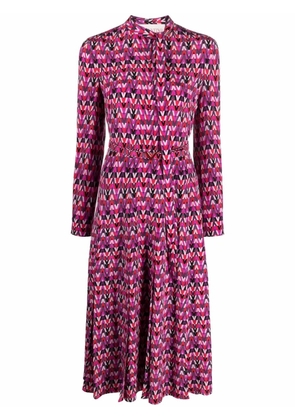 Valentino Garavani Optical print shirtdress - Pink