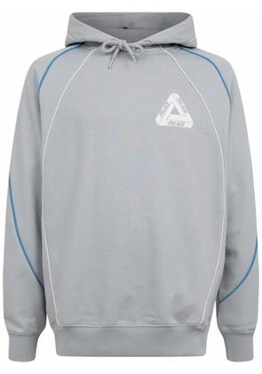 Palace Sidewinder drawstring hoodie - Grey