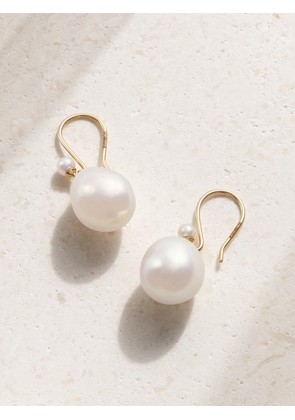 Mizuki - 14-karat Gold Pearl Earrings - One size