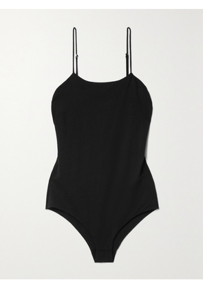 The Row - Folly Stretch-silk Jersey Bodysuit - Black - x small,small,medium,large,x large