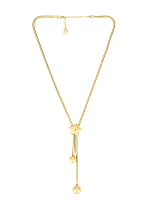 BRACHA Maven Star Bolo Necklace in Metallic Gold.