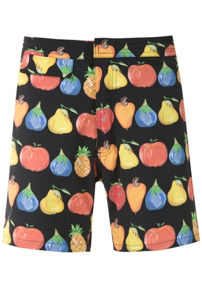 Amir Slama printed swimming shorts - Black