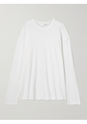 The Row - Kabira Oversized Brushed Cotton-jersey T-shirt - White - x small,small,medium,large,x large