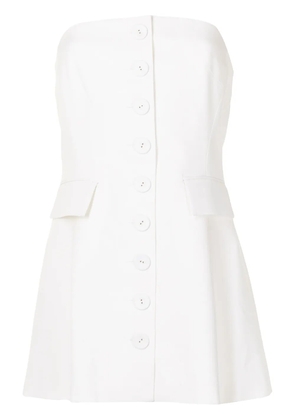 Kimhekim bandeau mini dress - White