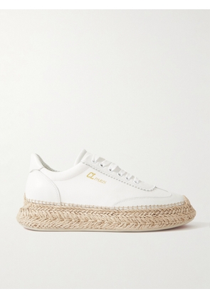 Christian Louboutin - Espasneak Leather Espadrille Platform Sneakers - White - IT34,IT35,IT36,IT37,IT38,IT39,IT40,IT41,IT42