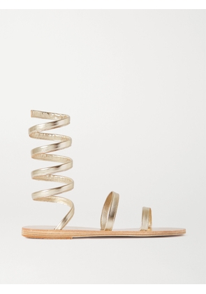 Ancient Greek Sandals - Ofis Metallic Leather Sandals - Gold - IT35,IT36,IT37,IT38,IT39,IT40,IT41,IT42