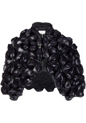 Noir Kei Ninomiya 3D flower bolero - Black