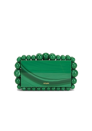 Cult Gaia Eos Clutch in Green.