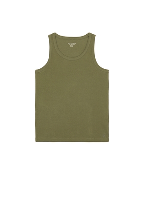 ALLSAINTS Edwards Vest in Green. Size S. Also in XL/1X.