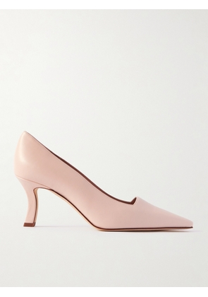 Manolo Blahnik - Moiralo 70 Leather Pumps - Pink - IT36,IT36.5,IT37,IT37.5,IT38,IT38.5,IT39,IT39.5,IT40,IT40.5,IT41,IT41.5,IT42,IT43
