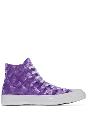 Converse Chuck 70 Hi 'Quilted Velvet' sneakers - Purple