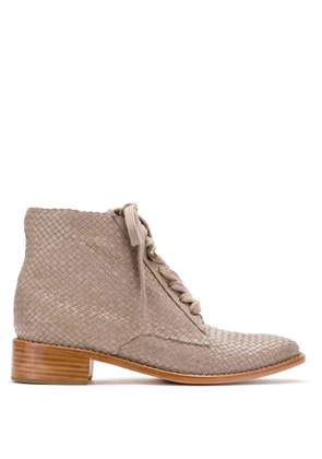 Sarah Chofakian leather boots - Grey