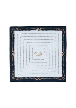 TWINSET chain-print scarf - Blue