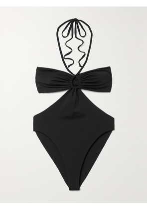 MARA HOFFMAN - Blanca Cutout Recycled Swimsuit - Black - x small,small,medium,large,x large