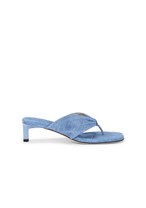Dear Frances Wrap Mid Heel in Blue. Size 36. Also in 37, 39, 41, 42.
