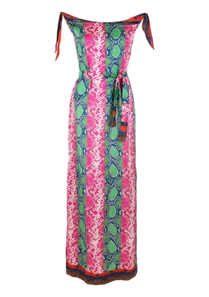Amir Slama printed silk maxi dress - Multicolour