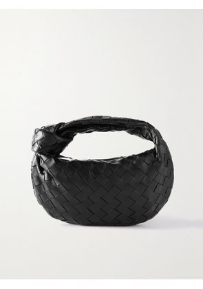 Bottega Veneta - Jodie Mini Knotted Intrecciato Leather Tote - Black - One size