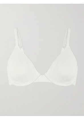 SKIMS - Cotton Collection Underwired Bra - Bone - White - 32A,34A,36A,38A,32B,34B,36B,38B,40B,32C,34C,36C,38C,40C,42C,44C,32D,34D,36D,38D,40D,42D,44D,32DD,34DD,36DD,38DD,40DD,42DD