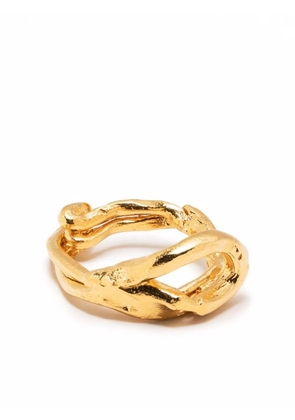 Alighieri Ancient Forest textured ring - Gold