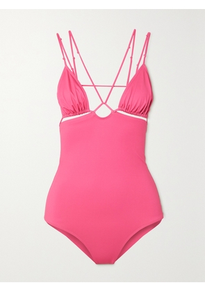 Jacquemus - Pila Cutout Recycled Swimsuit - Pink - x small,small,medium,large,x large