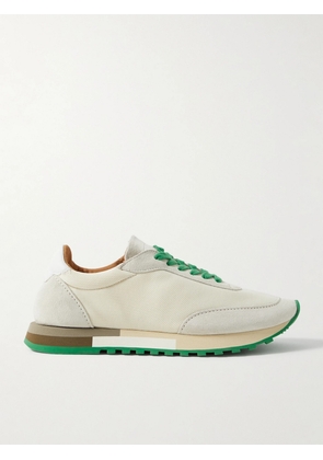The Row - Owen Color-block Mesh And Suede Sneakers - Ivory - IT35,IT35.5,IT36,IT36.5,IT37,IT37.5,IT38,IT38.5,IT39,IT39.5,IT40,IT40.5,IT41,IT41.5,IT42