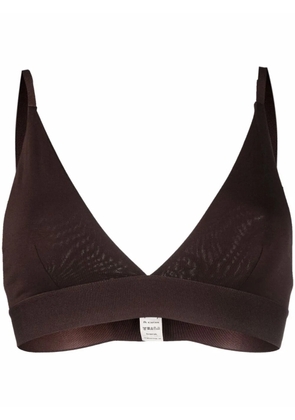 Baserange V-neck sleeveless bralette - Brown