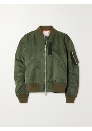 Sacai - Shell Bomber Jacket - Green - 1,2,3,4