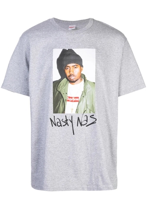 Supreme Nasty Nas print T-shirt - Grey