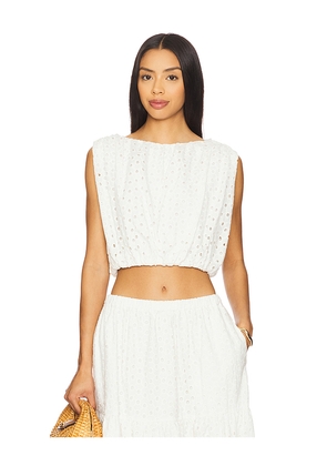 ASTR the Label Nalley Top in White. Size L. Also in M, S.
