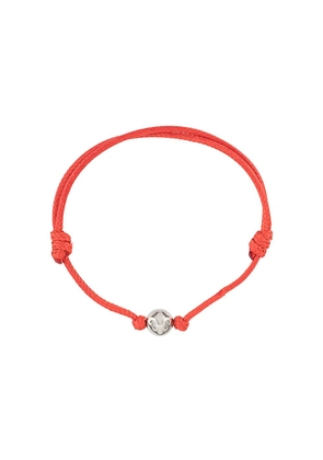 Nialaya Jewelry two tone rope bracelet - Red