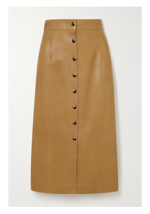 Isabel Marant - Blehor Leather Pencil Skirt - Brown - FR 34,FR 36,FR 38,FR 40,FR 42