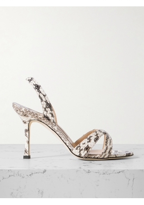 Manolo Blahnik - Callasli 90 Elaphe Slingback Sandals - Animal print - IT35,IT35.5,IT36,IT36.5,IT37,IT37.5,IT38,IT38.5,IT39,IT39.5,IT40,IT40.5,IT41,IT41.5,IT42,IT42.5,IT43