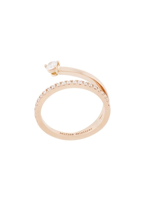Delfina Delettrez 18kt champagne gold Marry Me diamond ring - Metallic