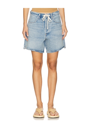 Citizens of Humanity Brynn Drawstring Short in Blue. Size 24. Also in 25, 26, 27, 28, 29, 30, 33.