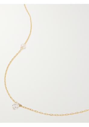 Mizuki - Sea Of Beauty 14-karat Gold, Pearl And Diamond Necklace - One size