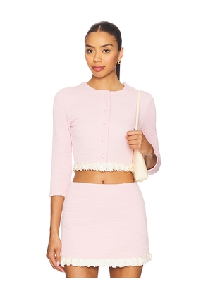 DEVON WINDSOR Harlan Jacket in Pink. Size L. Also in M, S.