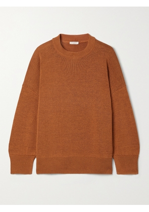 LAFAYETTE 148 - Cotton-blend Sweater - Orange - xx small,x small,small,medium,large,x large,xx large