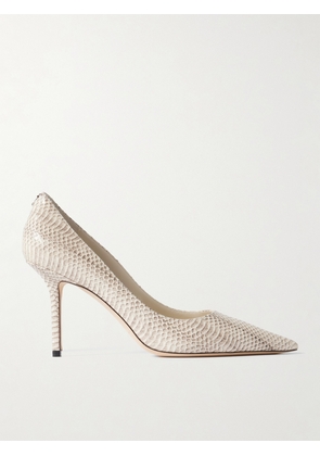 Jimmy Choo - Love 85 Snake-effect Leather Pumps - Animal print - IT36,IT36.5,IT37,IT37.5,IT38,IT38.5,IT39,IT39.5,IT40,IT40.5,IT41,IT41.5,IT42