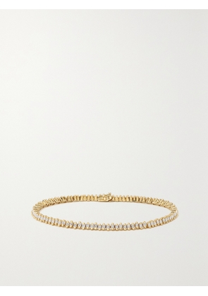 Suzanne Kalan - 18-karat Gold Diamond Tennis Bracelet - One size