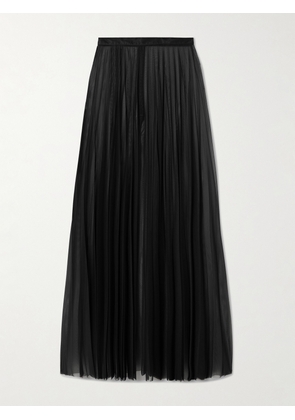 The Frankie Shop - Vallen Pleated Mesh Maxi Skirt - Black - XS,S,M,L,XL